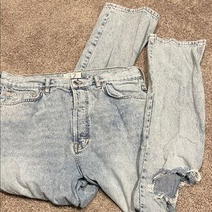 We The Free Light Blue Boyfriend Jeans